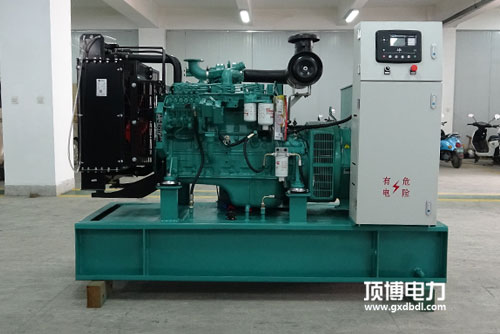 一臺(tái)750kW柴油發(fā)電機(jī)組工作小于100h，起動(dòng)排氣管有大量白煙